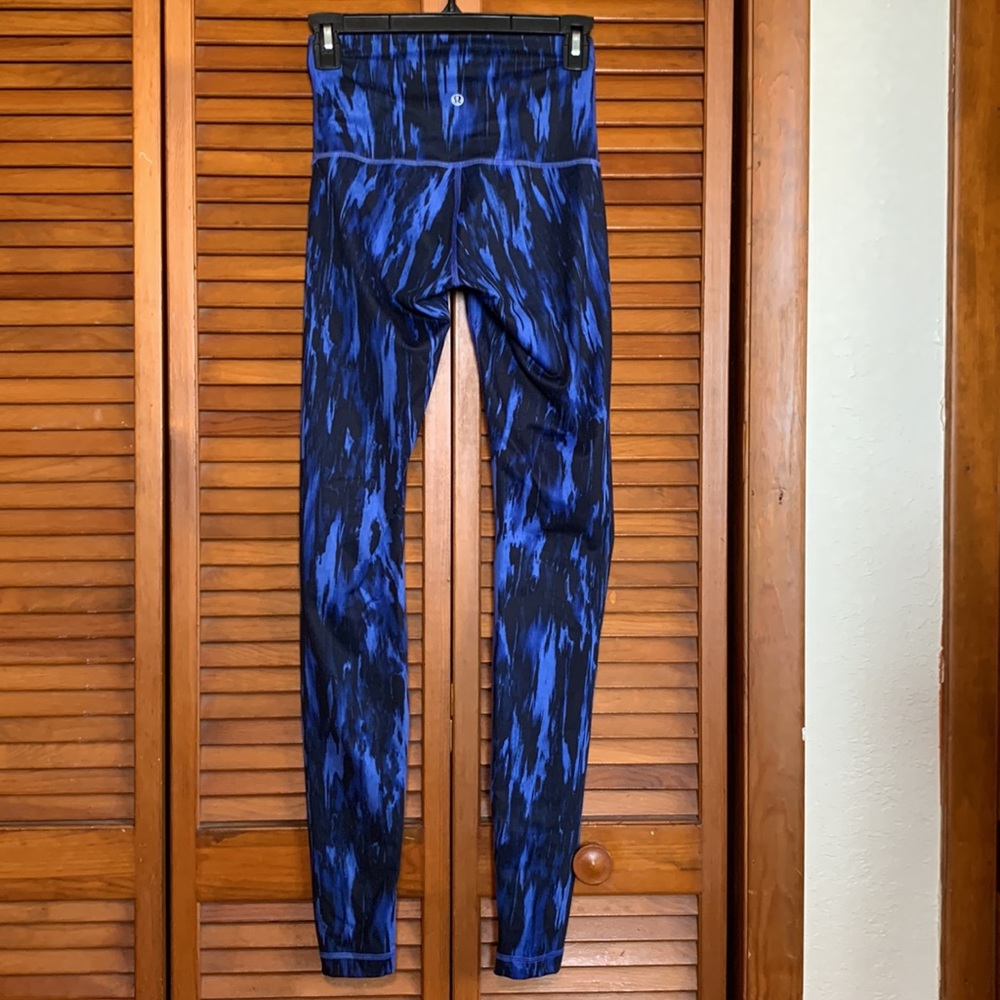 Lululemon Wunder Under High Rise Tie Dye Full Leggings - Picture 2 of 5